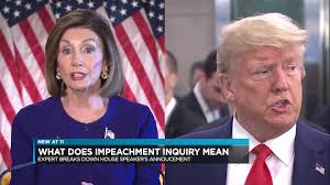 If you impeach a president, you charge him or her with a crime. What Does An Impeachment Inquiry Mean