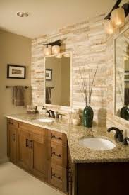 One of them is lighting! Bathroomremodelpictures Bathrooms Remodel Bathroom Remodel Master Stone Backsplash