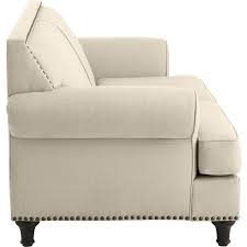 Starting a furniture import business. Pier 1 Imports Ivory Carmen Loveseat Love Seat Antique White Furniture Nailhead Trim Sofa