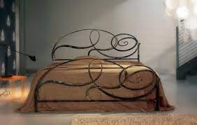Cosatto Matrimoniale Line Night Arabesco Metal Furniture Furniture Iron Bed