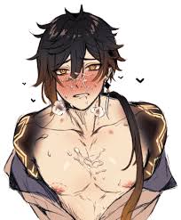 Rule 34 - 1boy Bite Mark On Nipple Cum On Face Gay Genshin Impact Male Male  Only White Background Yaoi Zhongli (genshin Impact) | 6235122