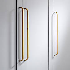 Moderne Massive Messing Gold Lange Pull Bar Griffe Fur Turen Etsy Closet Door Handles Door Handles Modern Door Bar