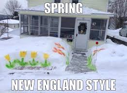 Spring In New England Winter Humor Snow Humor Cabin Fever