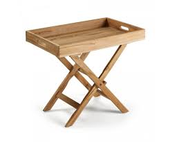 Elle se plie facilement contre le mur pour libérer de. Jolie Petite Table De Jardin En Bois E Teck Mayal