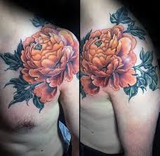 The portrayal of a simple peony tattoo design or a combination of other elements that can be placed on your body according to your personal preference. 100 Peony Tattoo Designs For Men Flower Ink Ideas