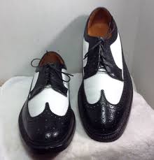 Black And White Wingtip Shoes Mens Vintage Man S Florsheim Imperial Quality V Cleat Wingtip Black White 11 5 B Florsheim Shoes Men Florsheim Imperial Florsheim