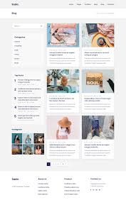 Sada Is Minimalist Trendy And Modern Wordpress Theme For Blog And Shop Contemporary Card Style Material Wo Blog Layout Design Blog Template Design Blog Layout