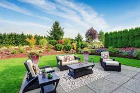 This is one of the most affordable options for a patio space, especially when you need large backyard ideas on a budget. What S The Cheapest Patio Material How To Save On A Patio Your Great Outdoors Katy Tx