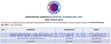 Check spelling or type a new query. Jawatan Kosong Terkini Di Hospital Pusrawi Sdn Bhd Appjawatan Malaysia