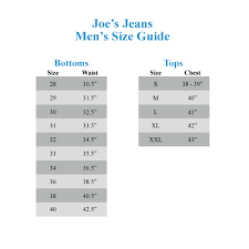 Ag Adriano Goldschmied Size Chart Best Picture Of Chart