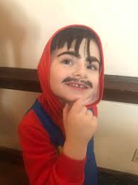 If he shows up in a mullet wig and a fake mustache, just know—he didn't  Google anything. That's raw dad energy and he's proud of it. #halloweenparty