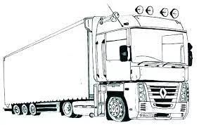 One small truck with a short trailer a long freight trailer a long trailer rc trailer chassis for scaler crawler trucks with leaf springs. Printable Truck Coloring Pages Free Coloring Sheets