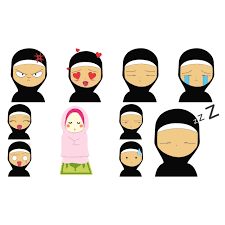 رموز تعبيرية لفتاة محجبة in 2021