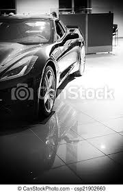 Tradition seit 1774 trifft cooles design. Luxury Super Car For Sale In Dealership Showroom Black And White Color Grading Canstock