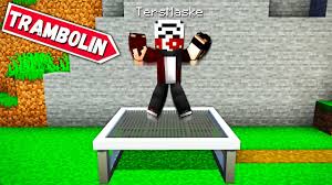 Trambolin Yaptim Minecraft Gercek Hayat 27 Minecraft Youtube