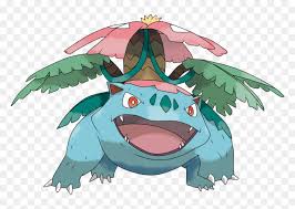 Venusaur uses its flower to catch the sun's rays to convert them into there is a large flower on venusaur's back. View Bulbasaur Mega Venusaur Png Transparent Png Vhv