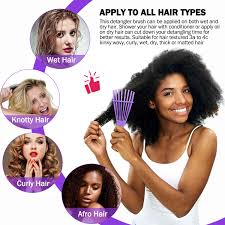 That means we will sell you the very best at the very best prices around—and if you take good care of your african american human hair wigs for women—they will last a long, long time. Buy Detangling Brush For Afro America African Hair Textured 3a To 4c Kinky Wavy Curly Coily Wet Dry Oil Thick Long Hair Hair Detangler For Beautiful Shiny Curls 2 Pink Purple Online In Turkey B08b1clc5c