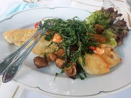 Restaurant Nass Inselgasthof In Rees Verpottet Gutes Essen Fisch Essen Lebensmittel Essen