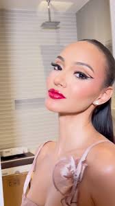 Neutral Glamour for the gorgeous Jordan🤍 Obsessed with the pinky blush we  chose!✨