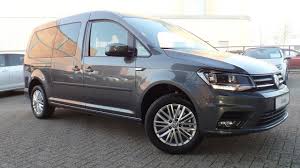 Volkswagen Caddy Combi Maxi 2017 2018 Indium Grey 7 Personen Schuifdeuren Youtube