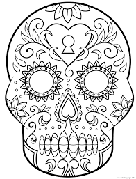 Coloring Book 1494522042day Of Thear Skull Calavera Day Pages Printable Staggering Stephenbenedictdyson Inspired by traditional american tattoos. coloring book 1494522042day of thear
