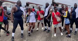 Ladies Love His Body": Girl Starstruck as She Sees Kizz Daniel's Macho  Bouncer, Runs to Take Photos