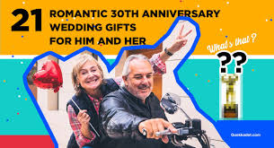 Gifts.com is anniversary central when it comes to finding wonderful 30th anniversary gifts for him, but we also have great options for any anniversary. 21 Romantic 30th Anniversary Wedding Gift For Him And Her Quokkadot