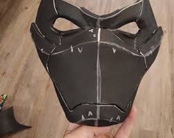 Red Hood Mask 3d Model Stl Files Etsy In 2020 Red Hood Real Leather Bags Holster