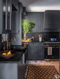 Black Kitchen Cabinets 2025 With Grey Walls