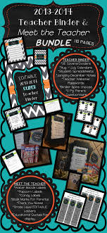 Freebie Until 6 19 It S 110 Pages 2013 2014 Teacher Binder And Meet The Teacher Bundle Amazing Many Prin Meet The Teacher Teacher Binder School Classroom