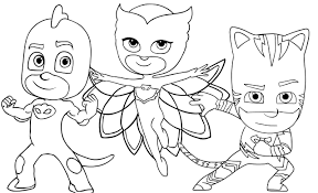 Discover free fun coloring pages inspired by pj masks, and the three characters : Naljutiti Se Banana Fantastican Pj Masks Coloring Dimaggio Kalishworkshops Com