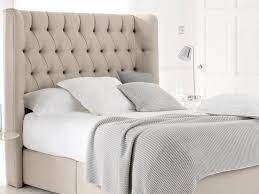 Custom king size belgium linen tufted headboard. Pin On White