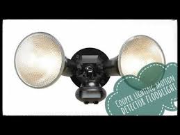 Amazon Motion Sensor Light Unboxing Motion Detector Floodlight Review Cooper Lighting 110 Degree Youtube
