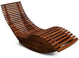 Chaise Lounge Outdoor In Weatherproof Acacia Etsy In 2020 Sun Lounger Outdoor Rocking Chairs Wooden Patio Chairs