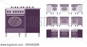 See a wide range of retro kitchen appliances and find out exactly. Retro Stove Set Vector Photo Free Trial Bigstock