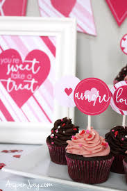 Simple download and start decorating. Valentine Cupcake Toppers Free Instant Download Aspen Jay