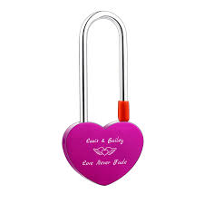 MunkiMix Candado de Amor Personalizado con Forma de Corazón Foto  Personalizada Nombre Fecha para Pareja Novio Novia Él y Ella Puente de Amor  Candado de Aluminio Valentín Amante Regalo(P1) : Amazon.es: Bricolaje