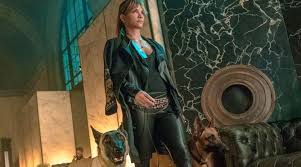 Has a tattoo under her right eye, one in arabic on the right side of her neck, and several others across her body. John Wick Chapter 3 Parabellum Geek Germany
