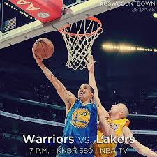 Warriors Basketball Is Finally Back Preseason Tips Off Tonight With The Dubs Taking On The Lakers At 7pm On Nba Tv Letsgowarrior Nba Tv Warrior Warriors Vs