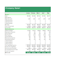 Revenue spreadsheet template is a revenue spreadsheet sample that that give information on document style, format and layout. Kostenloses Income Statement Template Sample