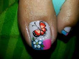 Diseños de uñas para pies. Pin En Unas