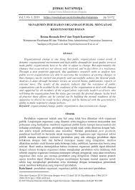 Check spelling or type a new query. Pdf Manajemen Perubahan Organisasi Publik Mengatasi Resistensi Perubahan