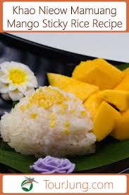 Easy Mango Sticky Rice Recipe Authentic Mango With Sticky Rice Coconut Milk Recipe Sticky Rice Recipes Mango Sticky Rice Recipe Mango Sticky Rice