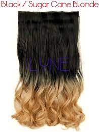 24 Dip Dye Clip In Ombre Synthetic Hair Extensions Curly Straight Wavy Dye Clip O Ombre Hair Extensions Synthetic Hair Extensions Curly Hair Extensions