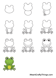 Please enter your email address receive free weekly tutorial in your email. Frog Drawing How To Draw A Frog Step By Step