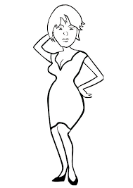 No wonder adult coloring pages are so popular. Coloring Page Dress Free Printable Coloring Pages Img 19369