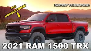 Check out these 2021 ram 1500 trx specs and features to learn more about this exciting truck model. 2021 Ram 1500 Trx Complete Look At The New Hellcat Powered Truck Youtube
