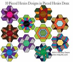 Pieced Hexies Von Mickey Depre Desenler Aplike Halilar