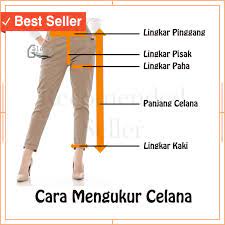 Kaki berdiri tegak, pengukuran dimulai dari bagian pinggul ke telapak kaki anda. Pakaian Wanita Murah Hits Ori Cantik Calana Kerja Anti Begah Celana Kantor Wanita Celana Shopee Indonesia