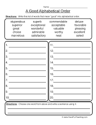 Grade 1 vocabulary worksheets on alphabetical order. 38 Alphabetical Order Worksheets Kitty Baby Love